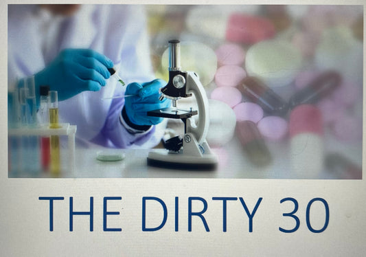 the dirty 30, what not to use,