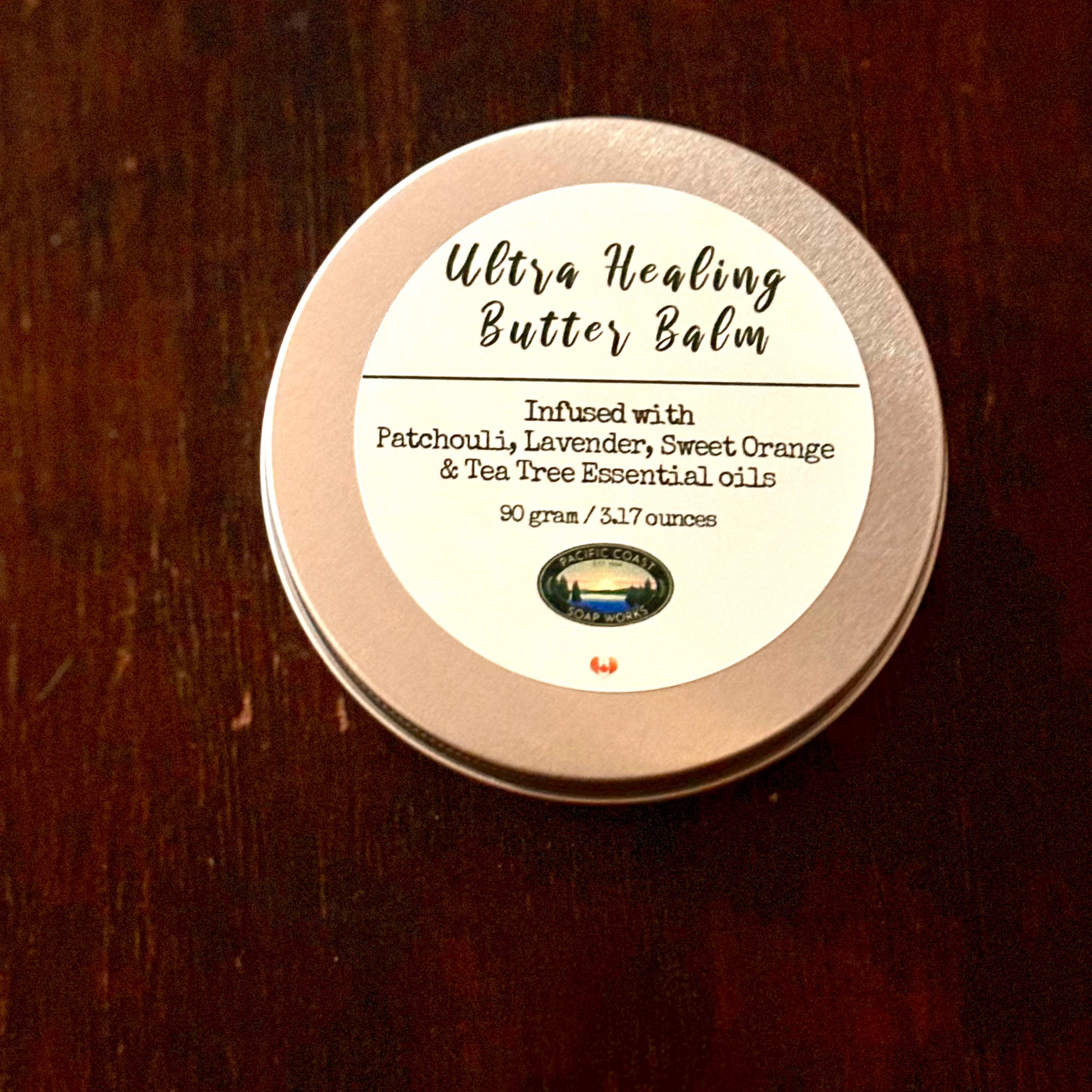 ultra healing balm in tin container