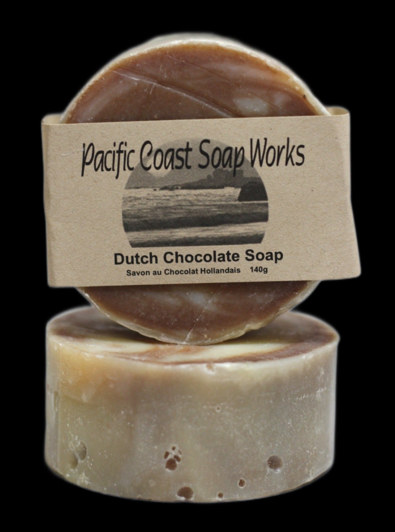 chocolate soap bar mild scrub coconut oil olive oil. natural dutch chocolate soap. handcrafted soap