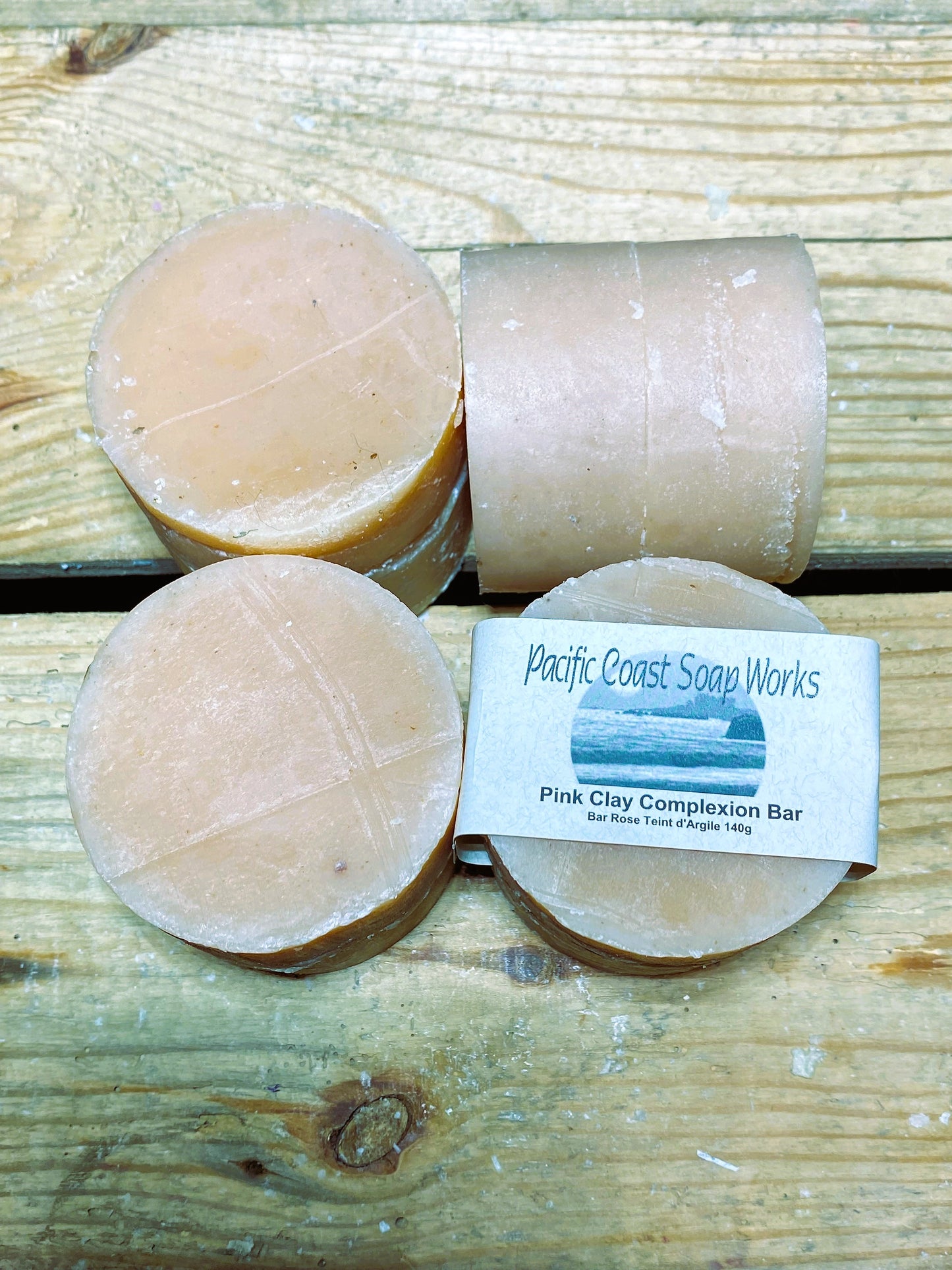 face care, french pink clay, palmarosa, clary sage, bar natural soap