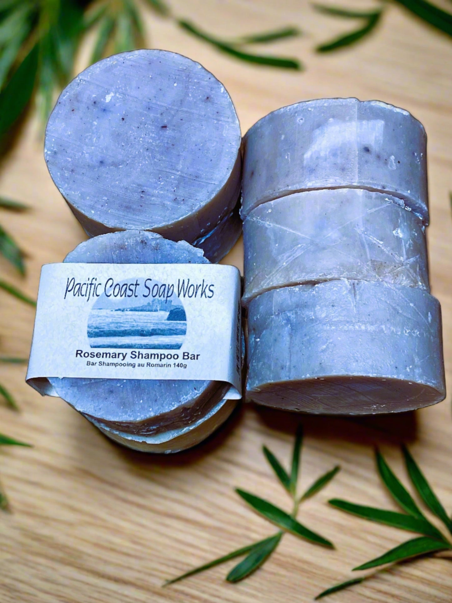 rosemary shampoo bar, cold press, waterway safe, eco friendly, canada, natural shampoo bar,